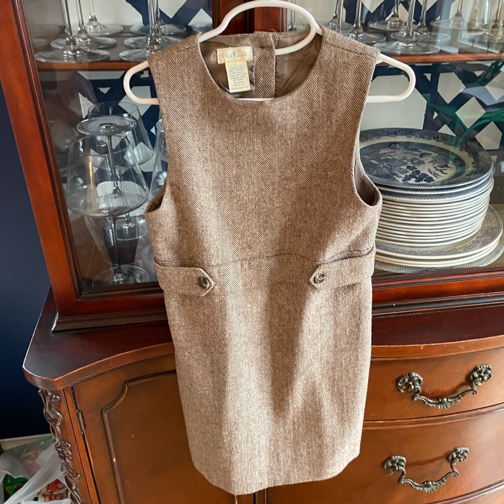 NWOT Olive Juice Brown Wo Shift Dress size 5